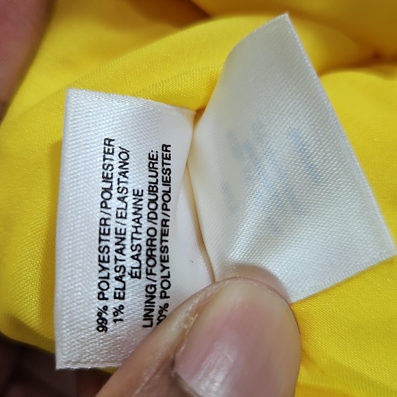 Kasper Yellow 2 Piece Suit Size 14W - Picture 6 of 10